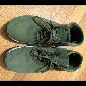 Rare Olive Green Suede Air Jordan Future Sneakers